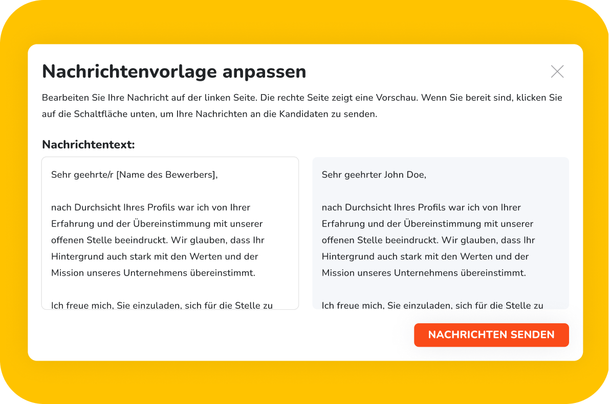 Filter and match candidates
