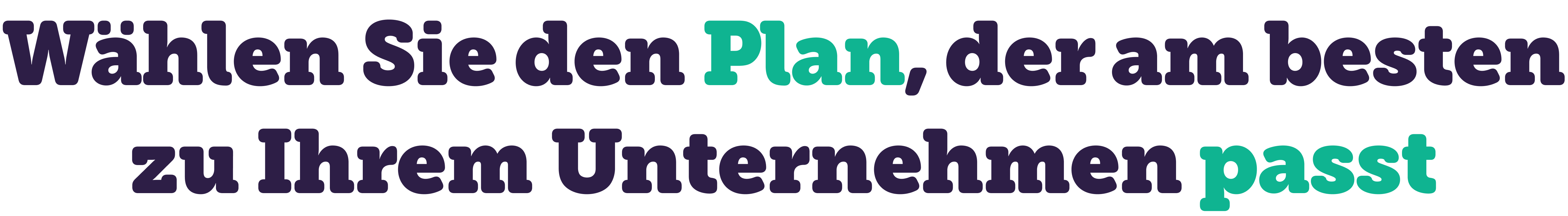 Scegli il piano più adatto alla tua azienda