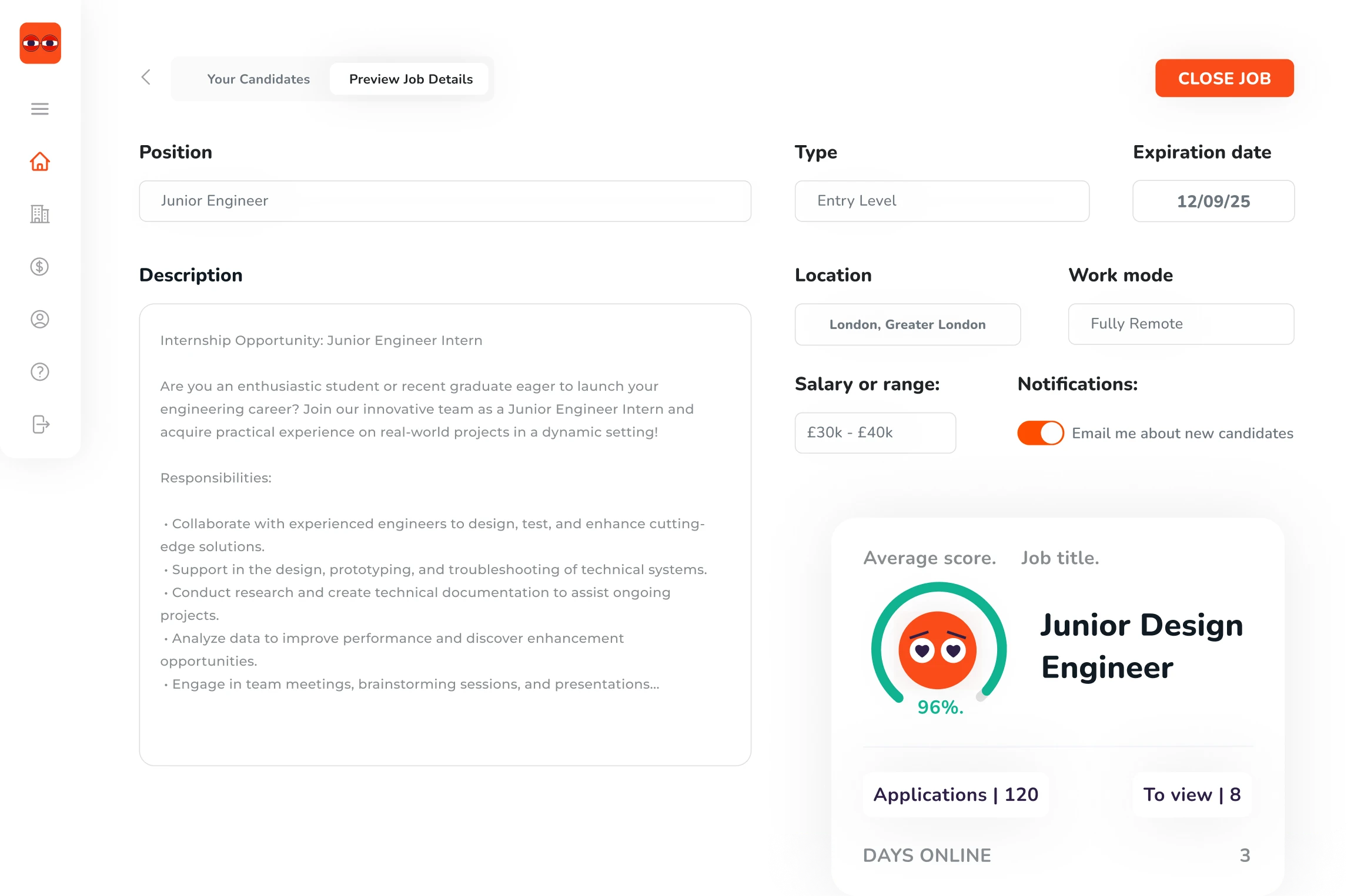 JBox platform mockup