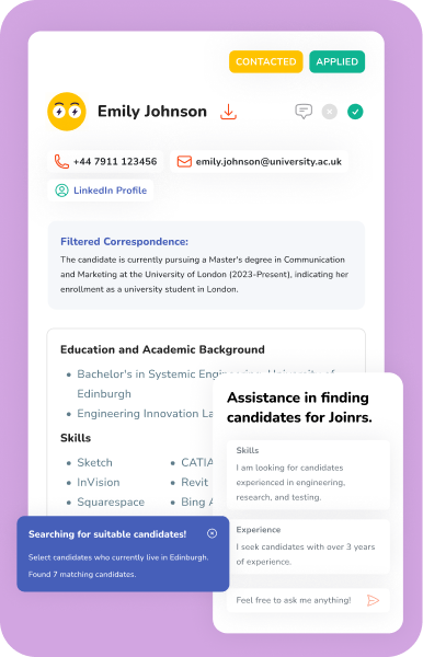 Direct search tool Joinrs