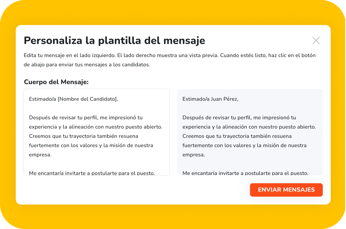 Filter and match candidates