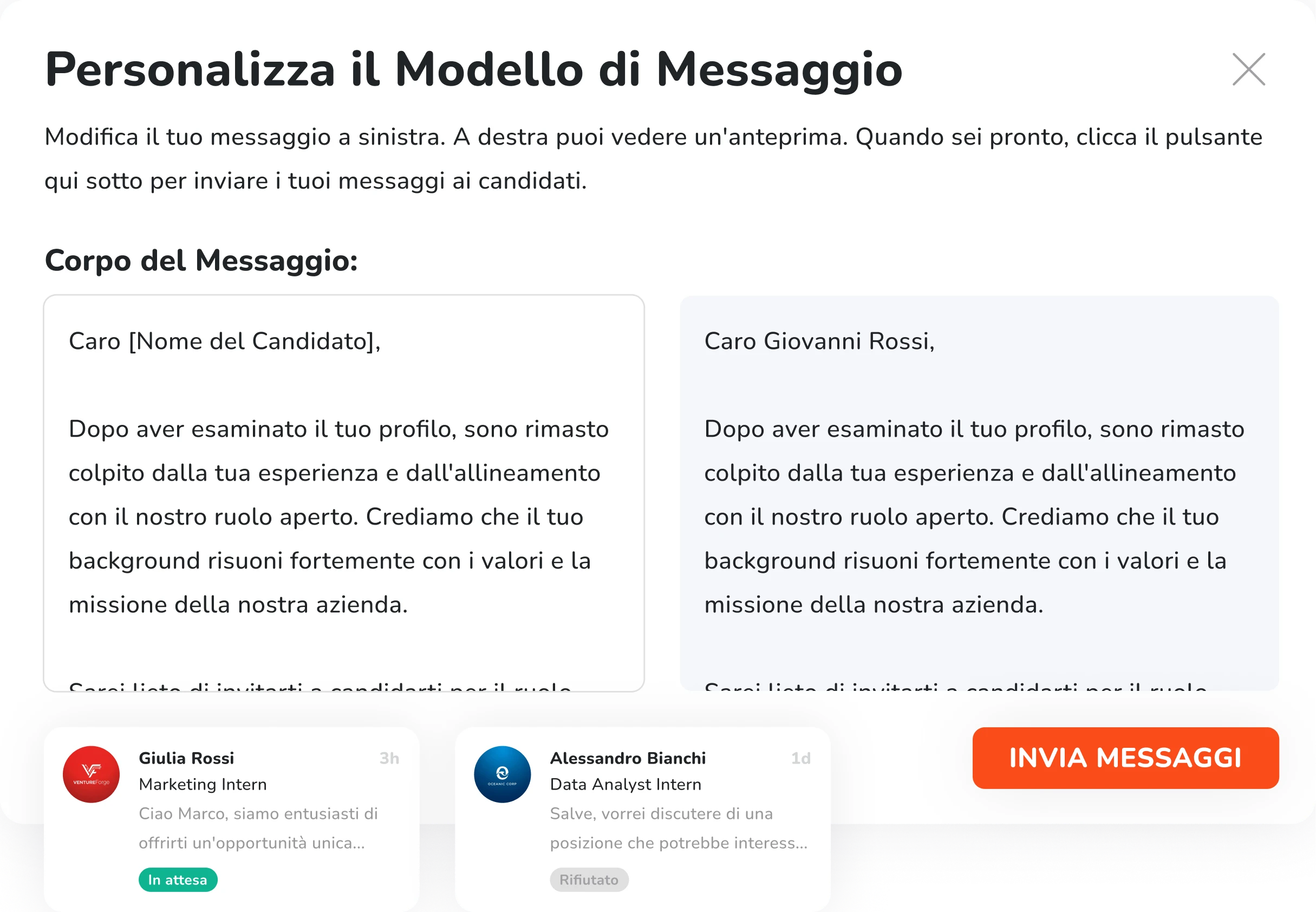Joinrs JBox - Strumento di ricerca diretta candidati con filtri AI per competenze e seniority