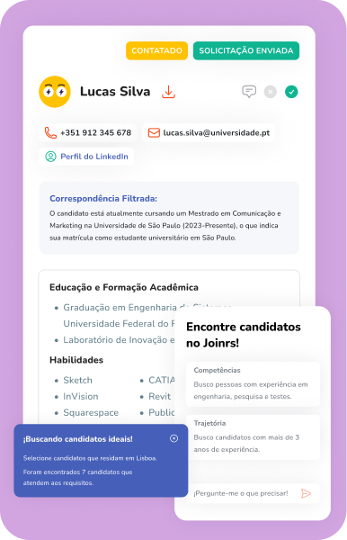 Ferramenta de pesquisa direta Joinrs