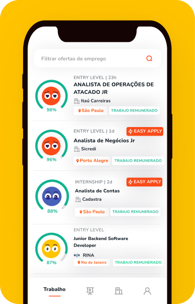 Publique anúncios para perfis júnior
